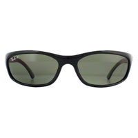 Ray-Ban Predator RB4115 Sunglasses Black Green Polarized