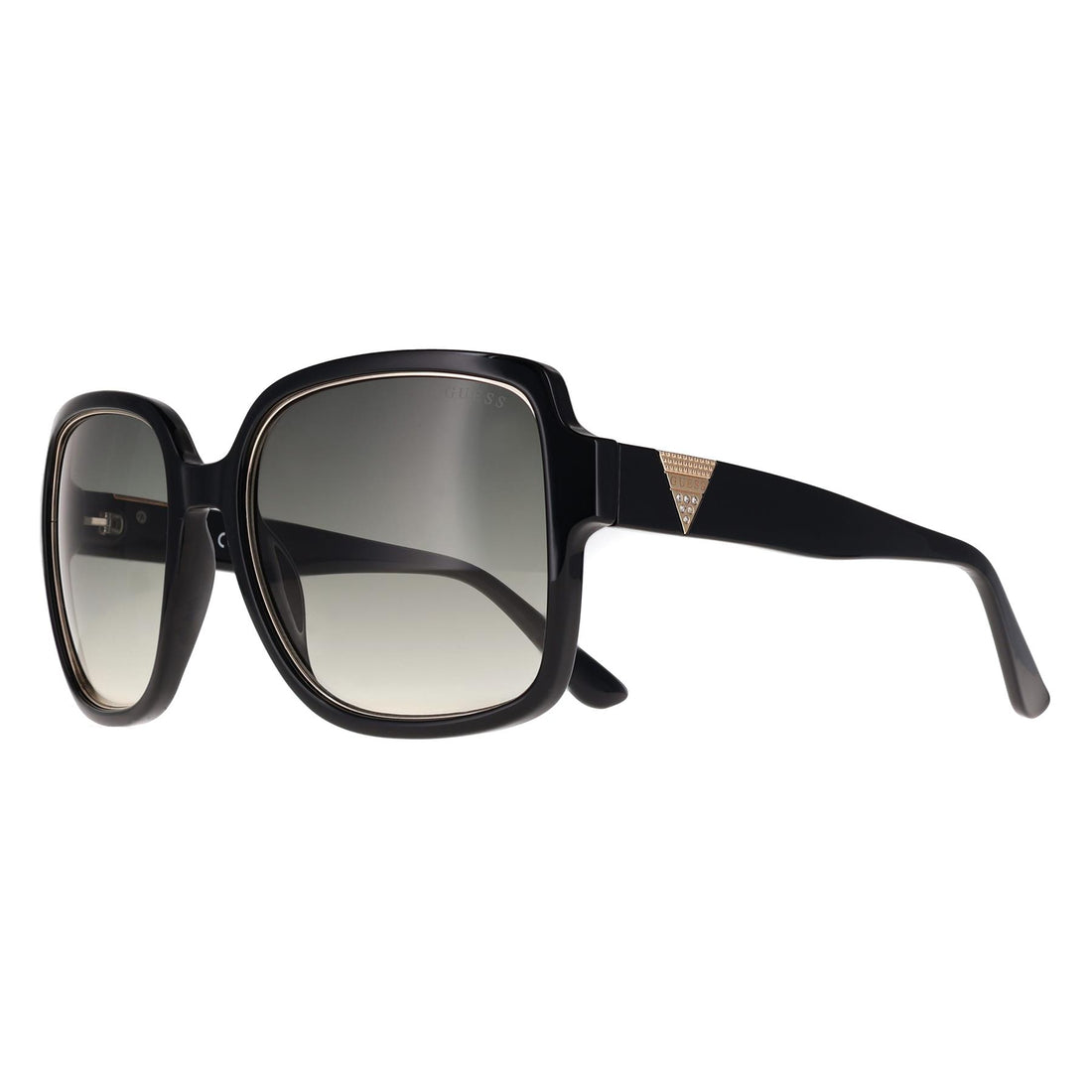 Guess Sunglasses GF6180 01P Shiny Black Grey Gradient