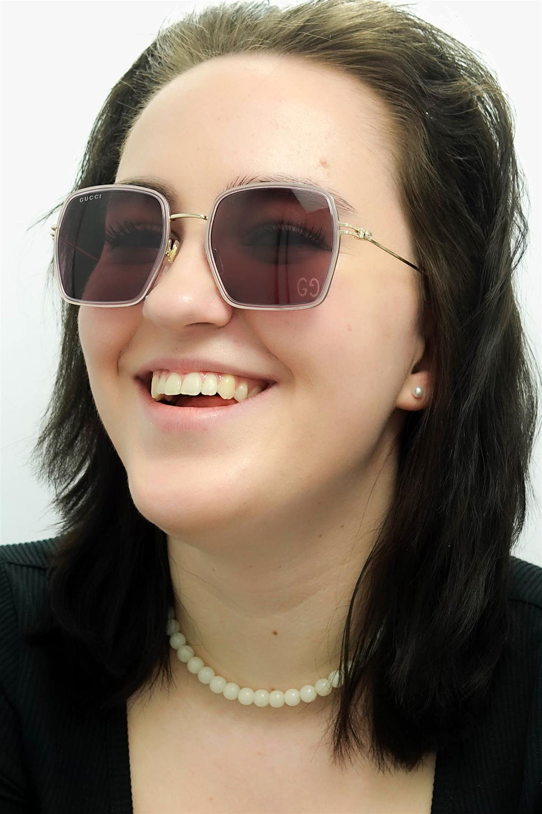 Gucci Sunglasses GG1848S 005 Pink Gold Violet