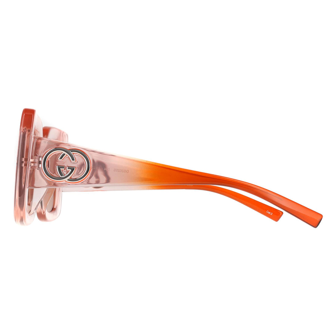 Gucci Sunglasses GG2025S 004 Transparent Pink Brown