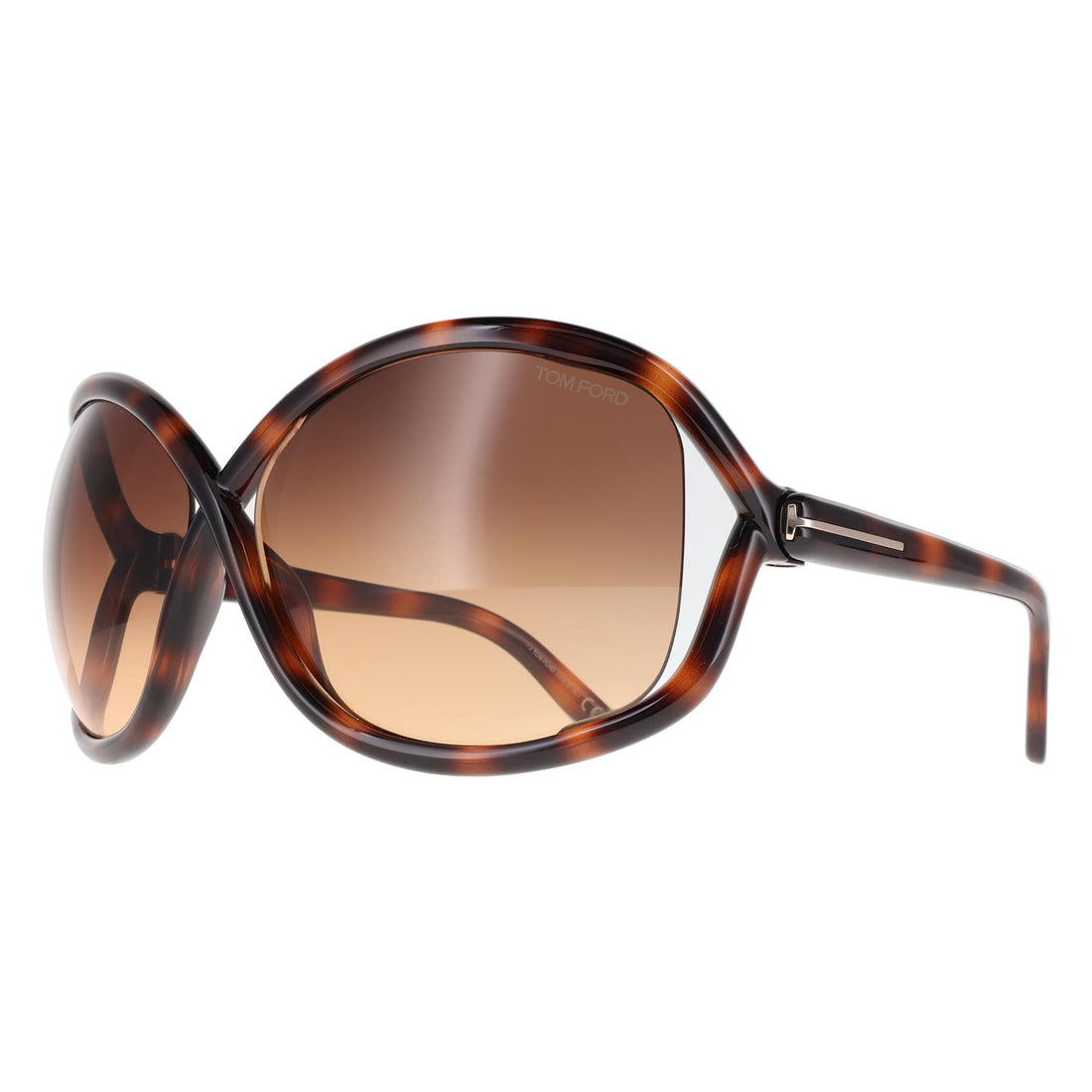 Tom Ford Sunglasses Bettina FT1068 52F Dark Tortoise Brown Gradient