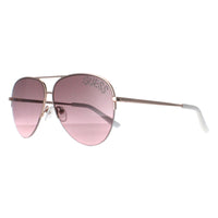 Guess Sunglasses GF6126 28T Shiny Rose Gold Bordeaux Gradient