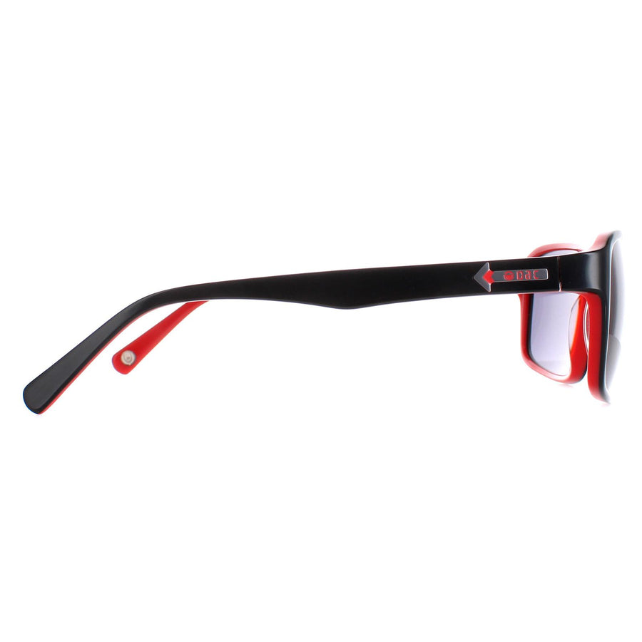 Duck and Cover Sunglasses DCS024 C1 Black on Red Grey