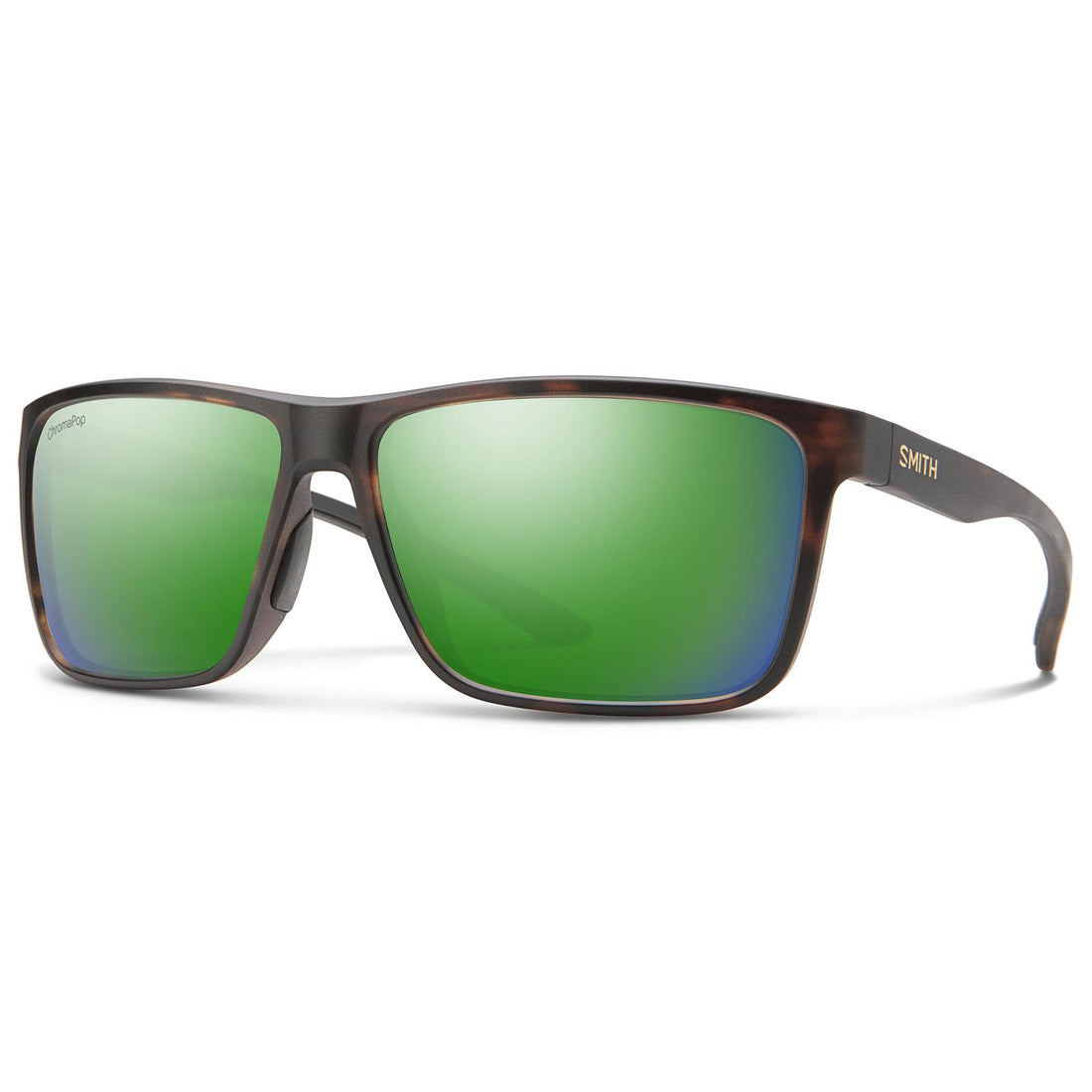 Smith Sunglasses Riptide/s HGC UI Matte Tortoise ChromaPop Glass Polarized Green Mirror