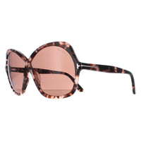 Tom Ford Sunglasses Rosemin FT1013 55Y Coloured Havana Violet