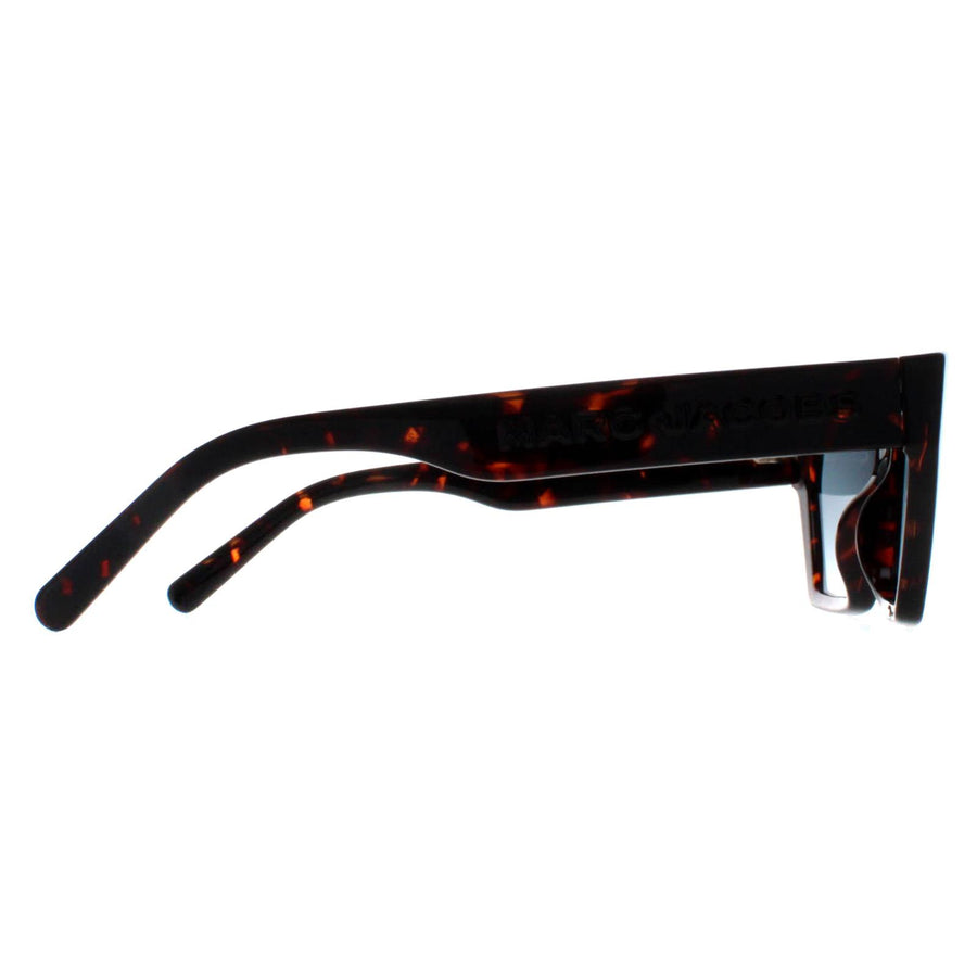 Marc Jacobs Sunglasses MARC 657/S 086 08 Shiny Dark Havana Blue Gradient