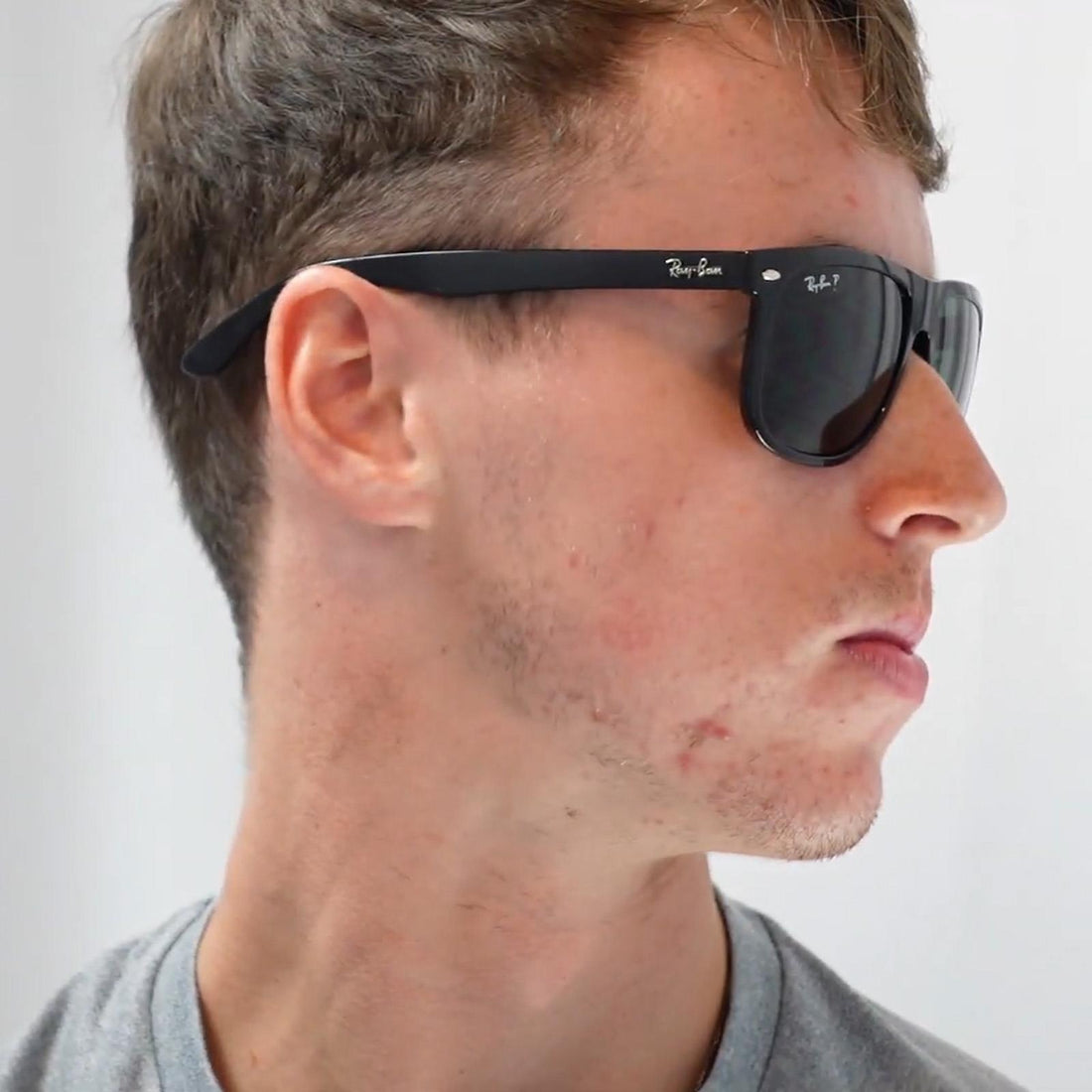 Ray-Ban Sunglasses 4147 Black Green Polarized 601/58