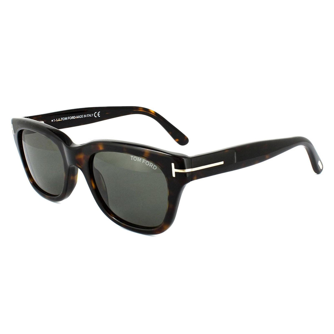 Tom Ford Sunglasses 0237 SNOWDON 52N Dark Havana Green