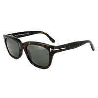 Tom Ford Sunglasses 0237 SNOWDON 52N Dark Havana Green