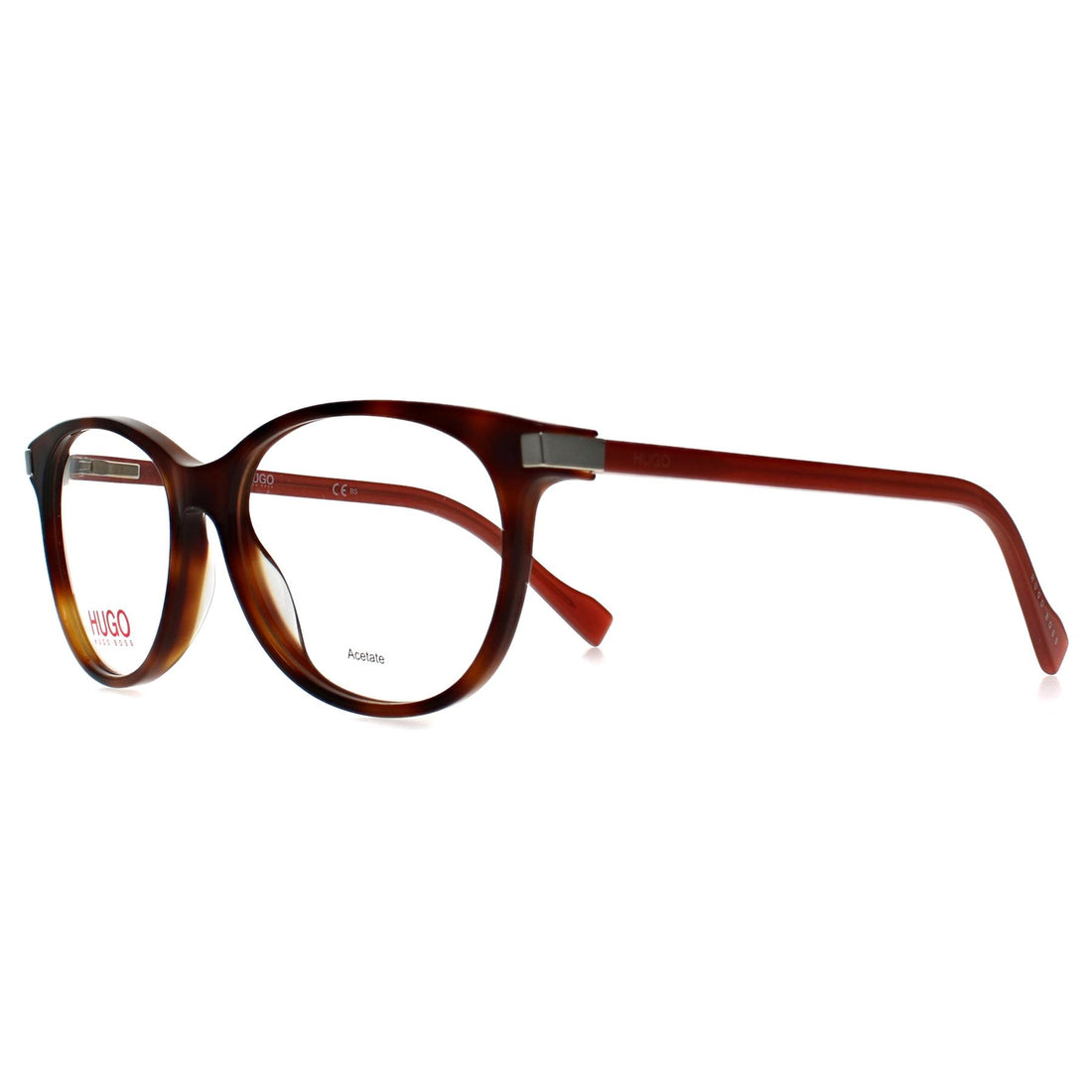 Hugo by Hugo Boss Glasses Frames HG 0184 0T4 Havana Red Women