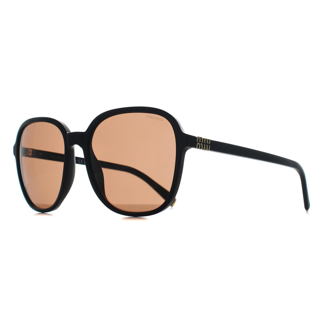 Miu Miu Sunglasses MUB01S 16K90Q Black Brown