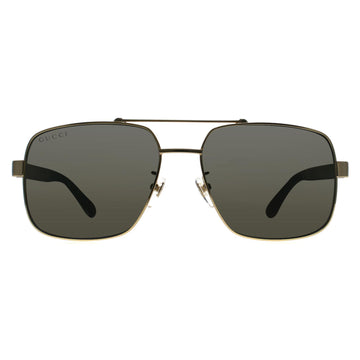 Gucci Sunglasses GG0529S 001 Gold Black Grey