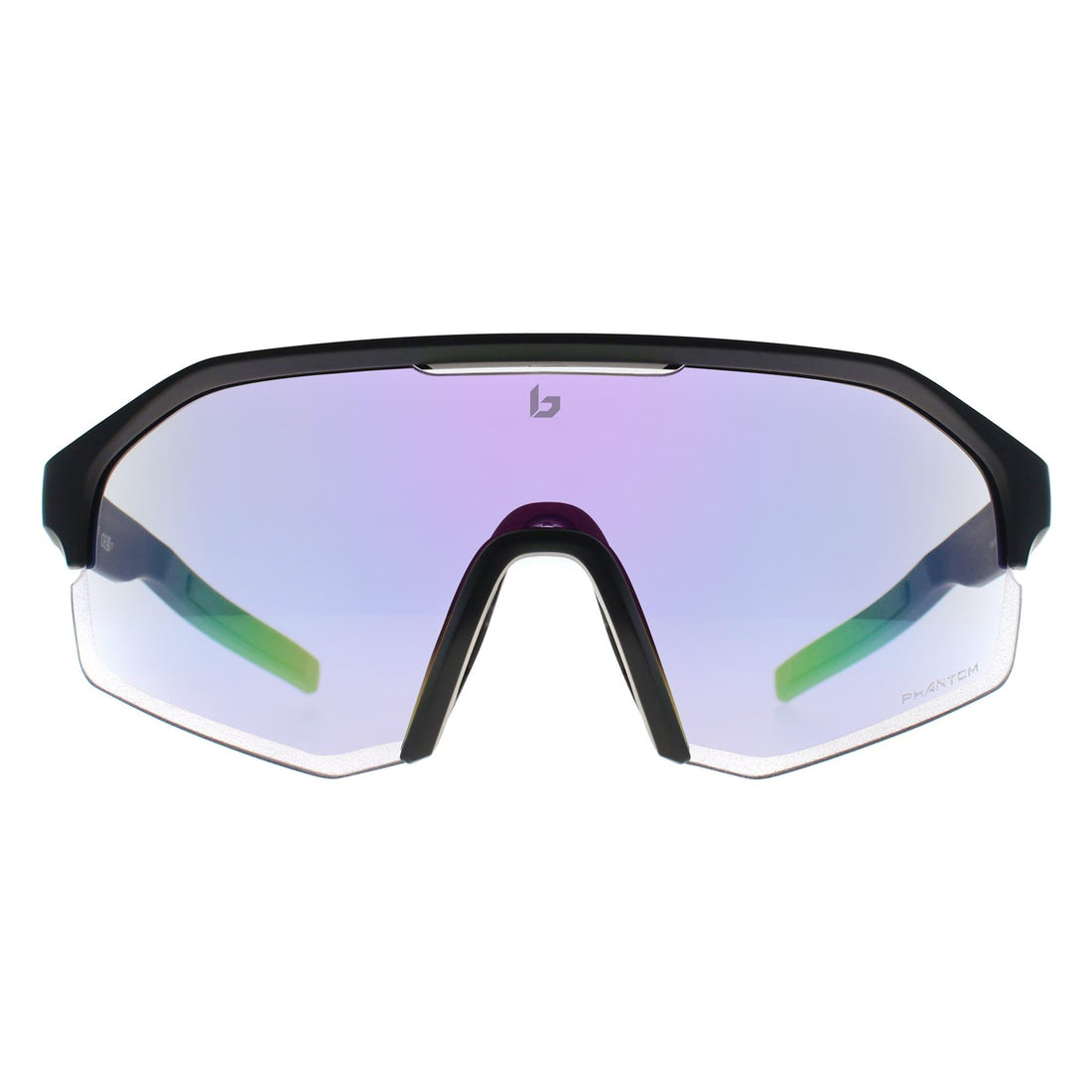 Bolle Sunglasses Lightshifter BS020006 Matte Black Phantom Clear Green Photochromic