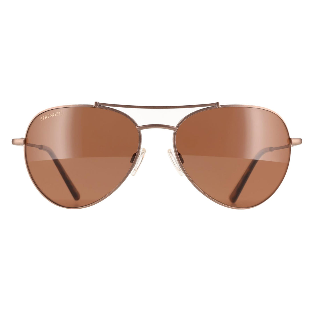 Serengeti Sunglasses Pete SS599004 Brushed Bronze Mineral Polarized Drivers