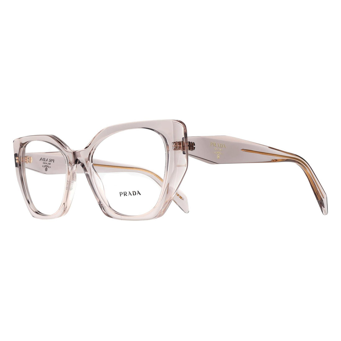 Prada Glasses Frames PR18WV 29D1O1 Crystal Cold Mauve Women
