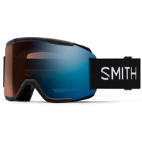Smith Ski Goggles Squad 2QJ 4L Black ChromaPop Pro Photochromic Blue Mirror