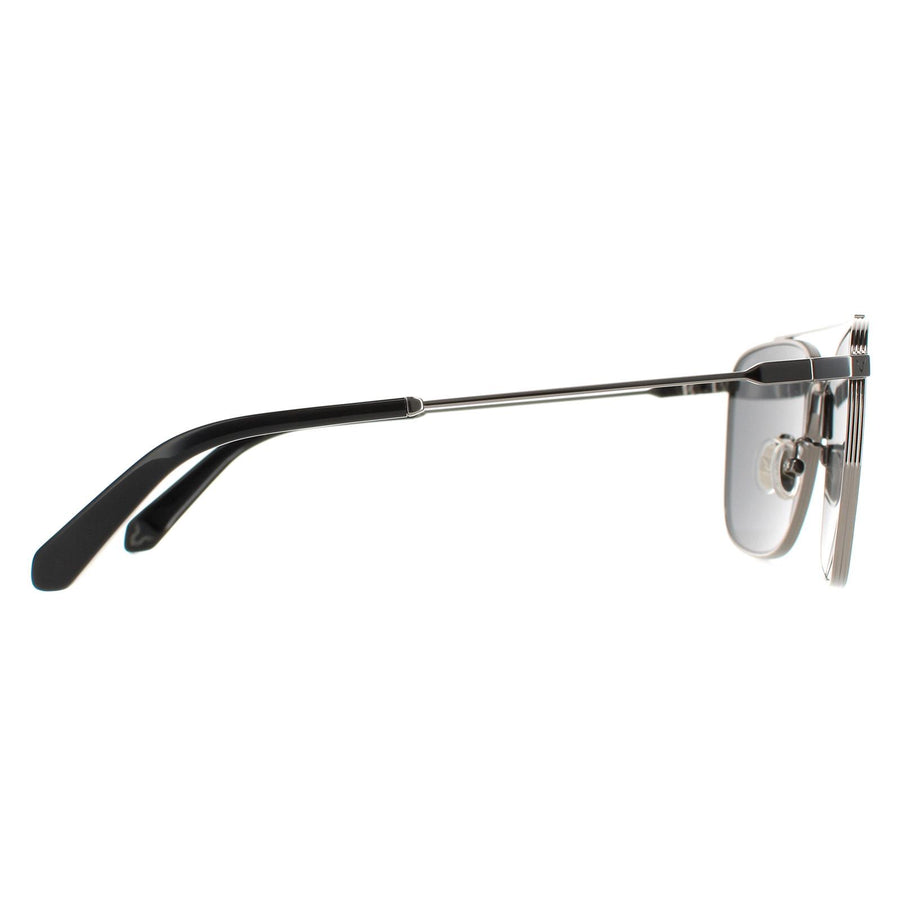 Police Sunglasses SPLB28 Origins Lite 2 0568 Shiny Gunmetal Smoke Grey