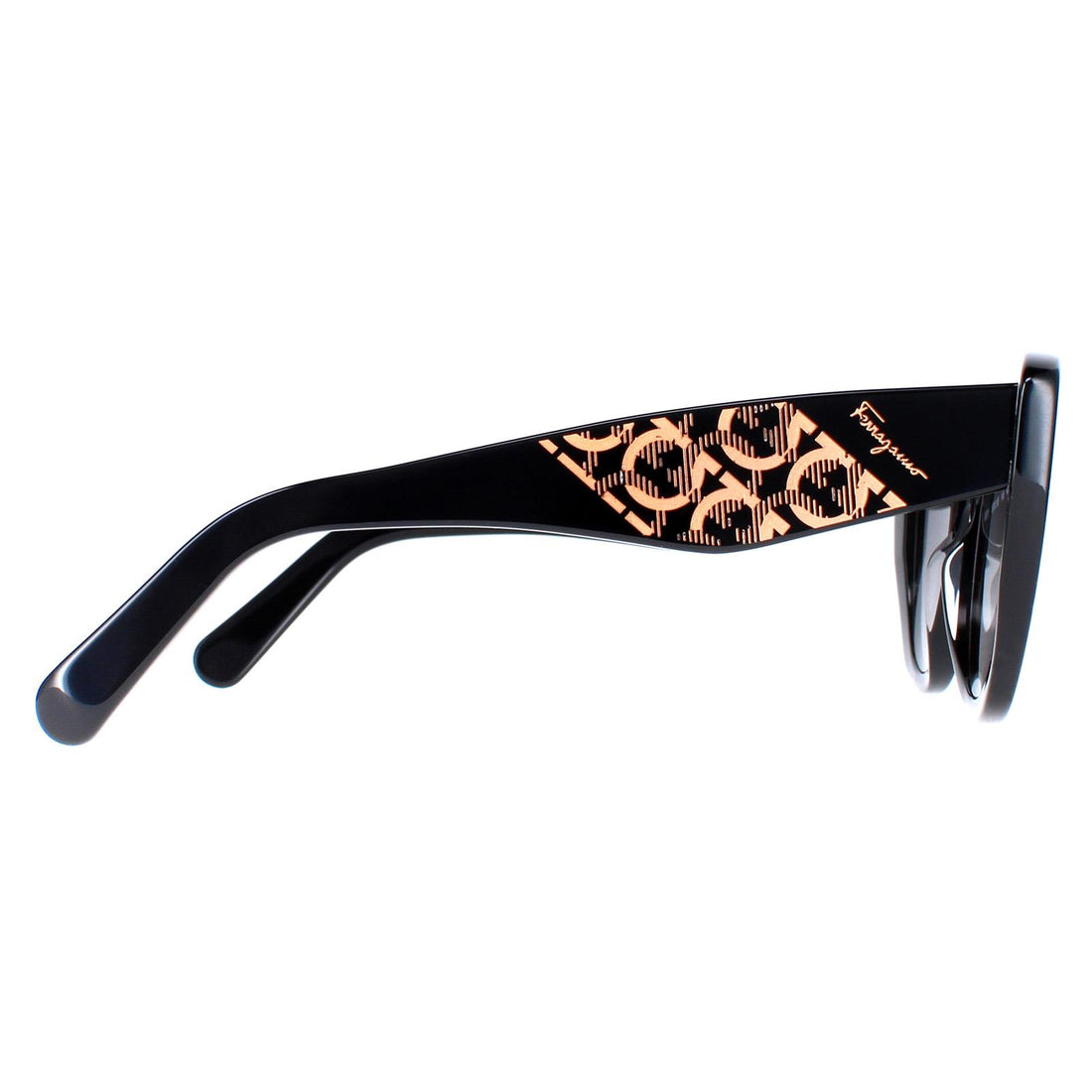 Salvatore Ferragamo Sunglasses SF1022S 001 Black Grey Gradient