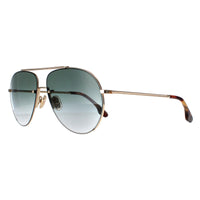 Victoria Beckham Sunglasses VB213S 700 Gold Green Gradient