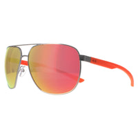 Armani Exchange Sunglasses AX2047S 60456Q Silver Orange Mirror
