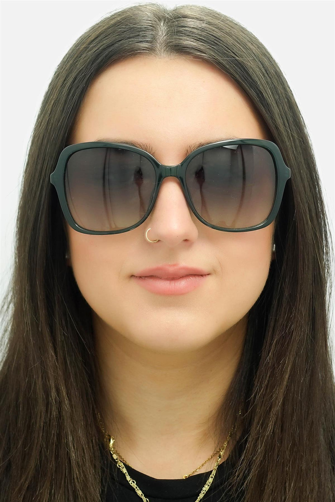 Calvin Klein Sunglasses CK19561S 360 Milky Emerald Grey Gradient