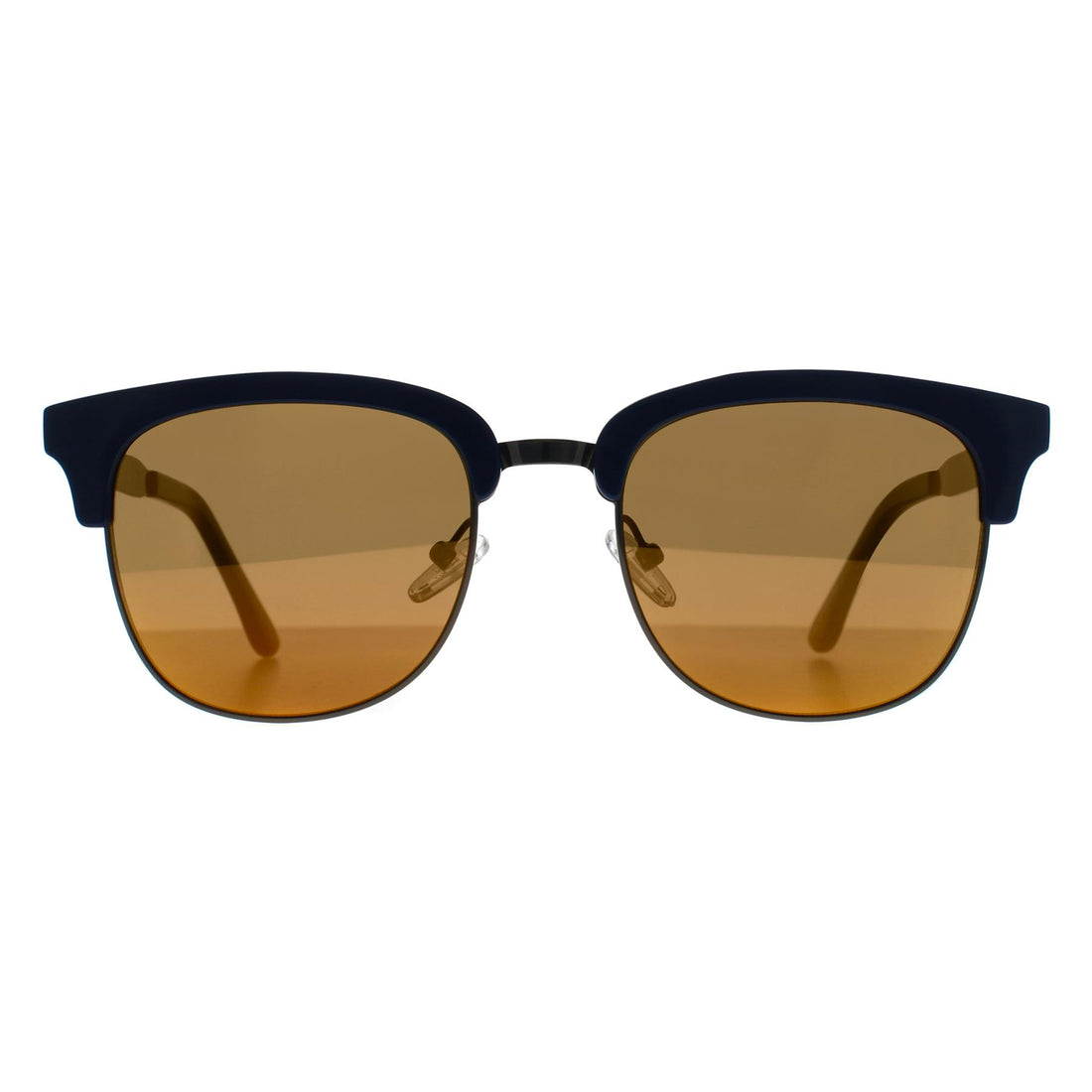 Spy Sunglasses Stout 6700000000053 Navy Blue Grey with Gold Mirror