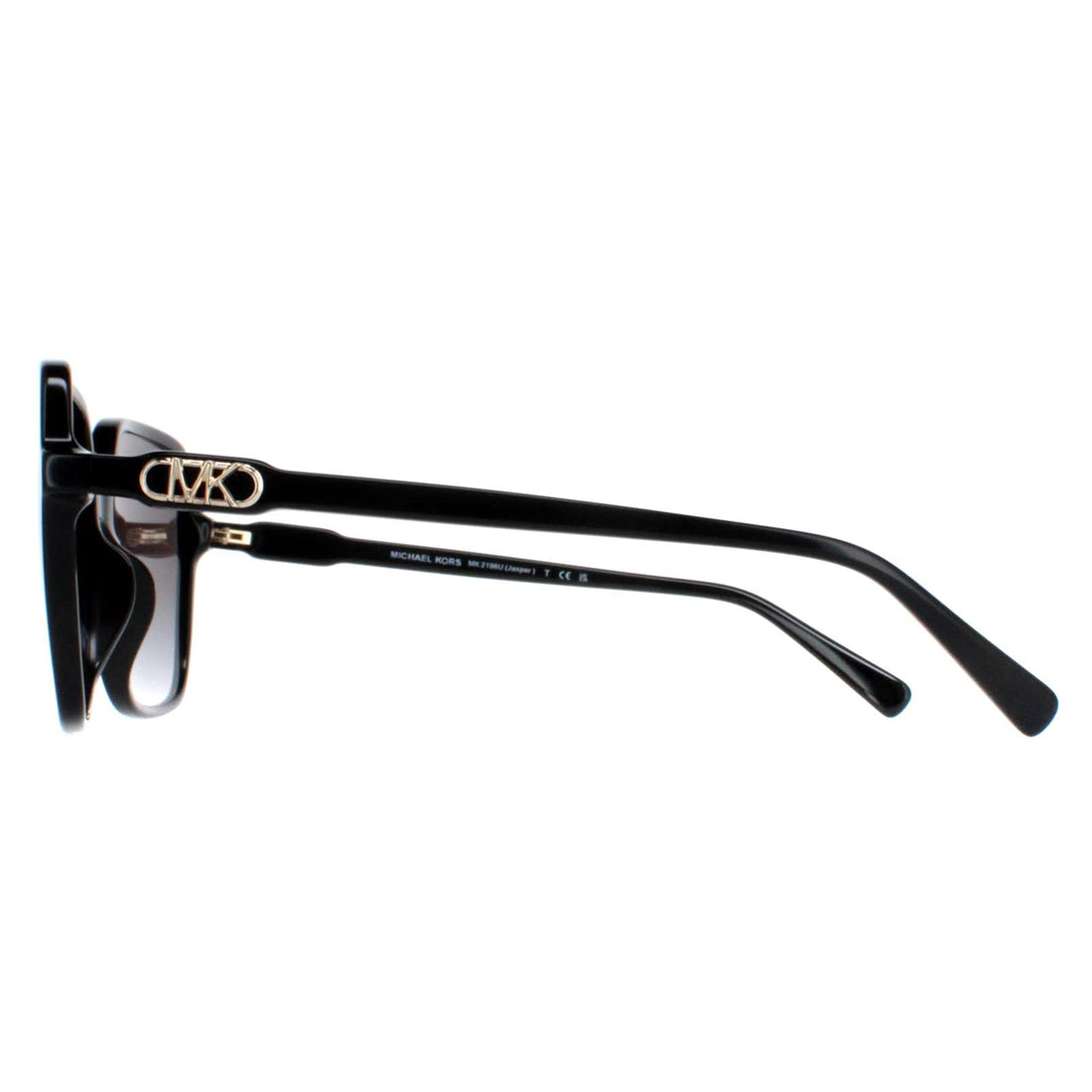 Michael Kors Sunglasses MK2196U Jasper 30058G Black Dark Grey Gradient