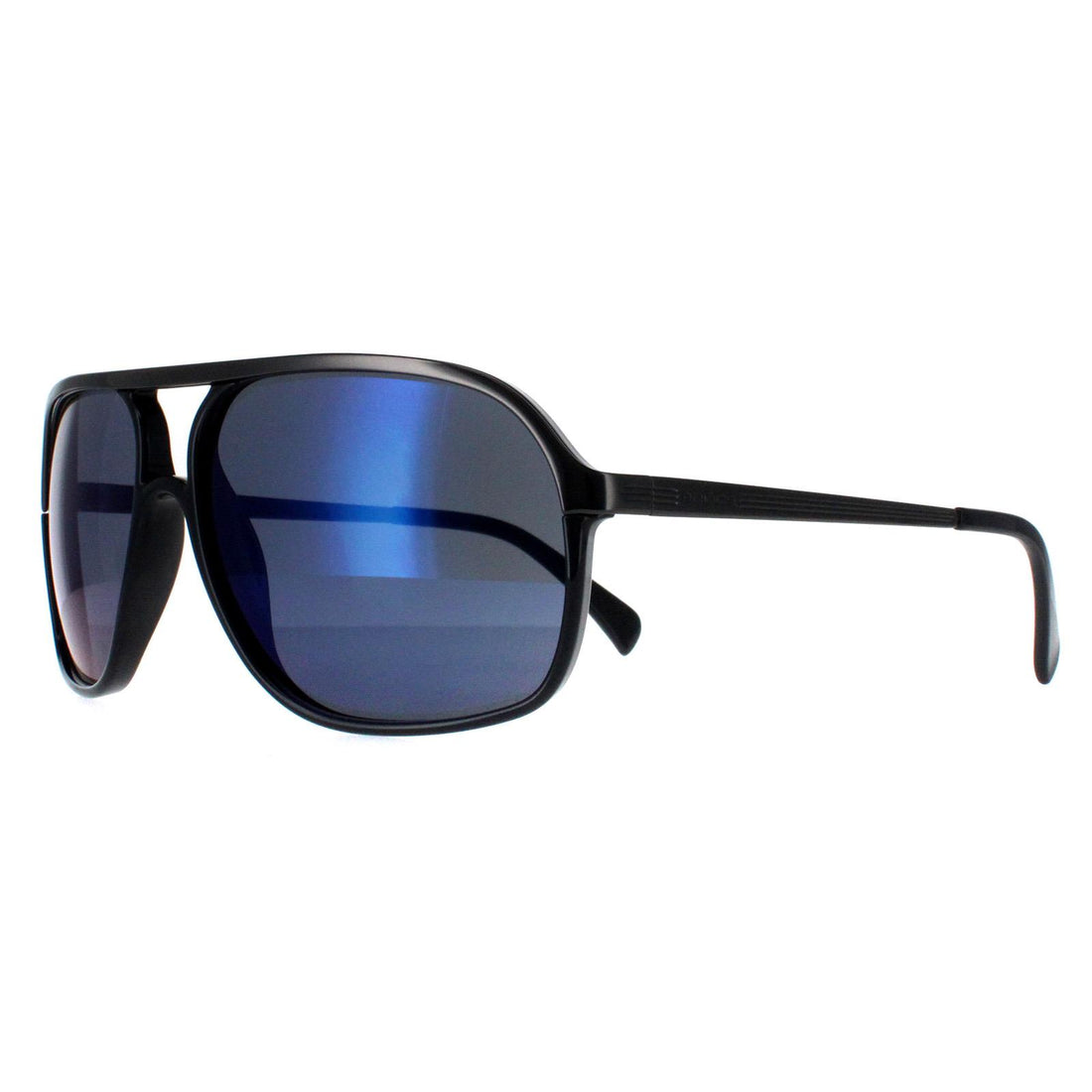 Police Sunglasses S8531 568B Shiny Gunmetal Blue