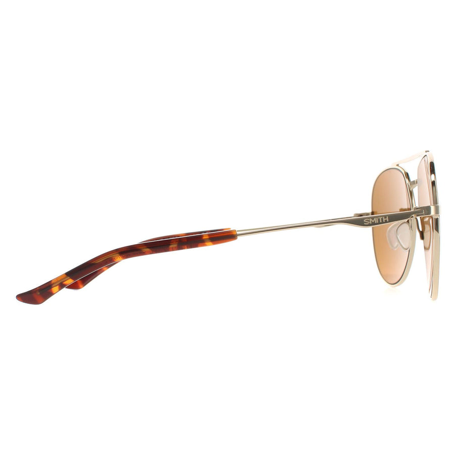 Smith Sunglasses Westgate J5G L5 Gold Chromapop Brown Polarized