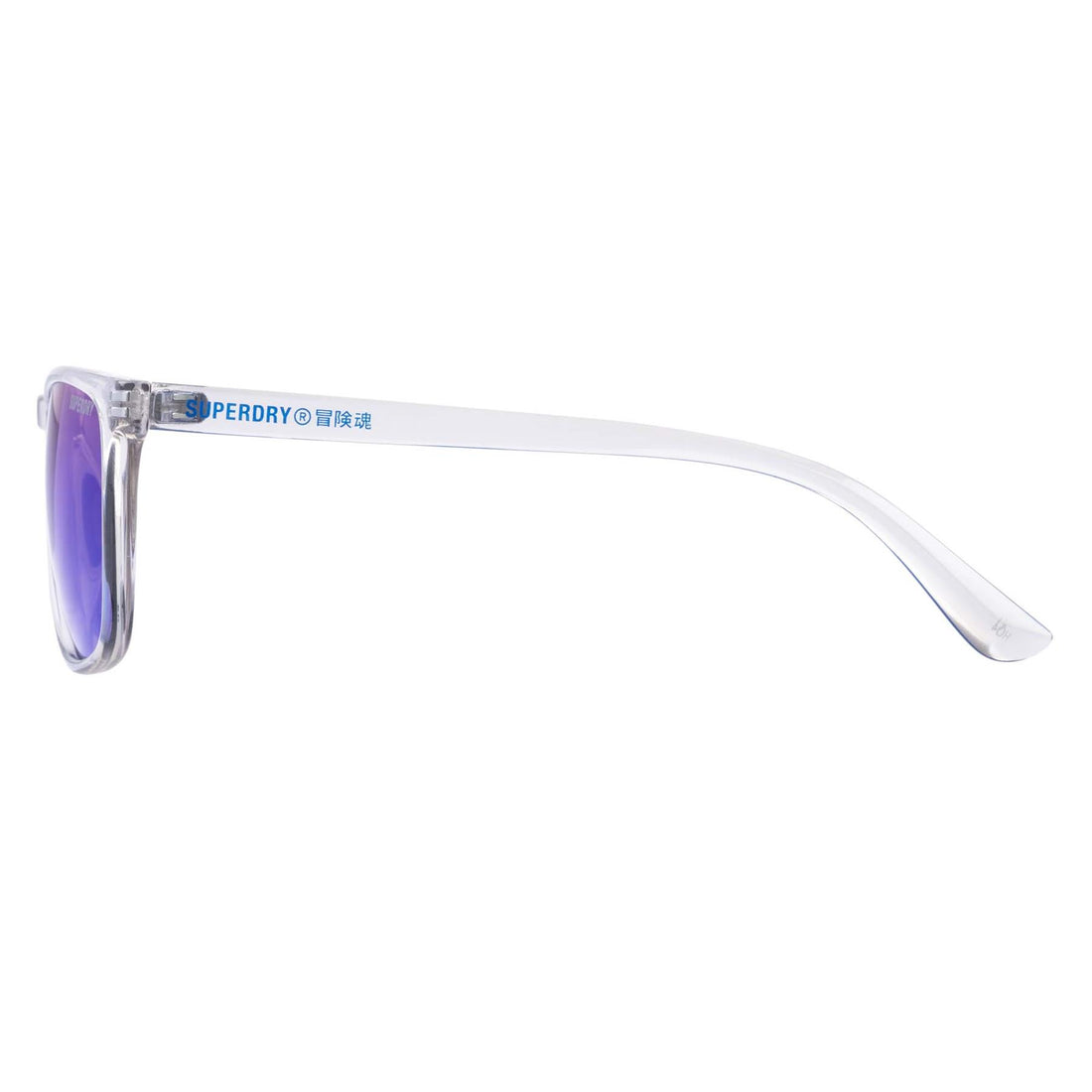 Superdry Sunglasses SDS Shockwave 153 Clear Blue Mirror