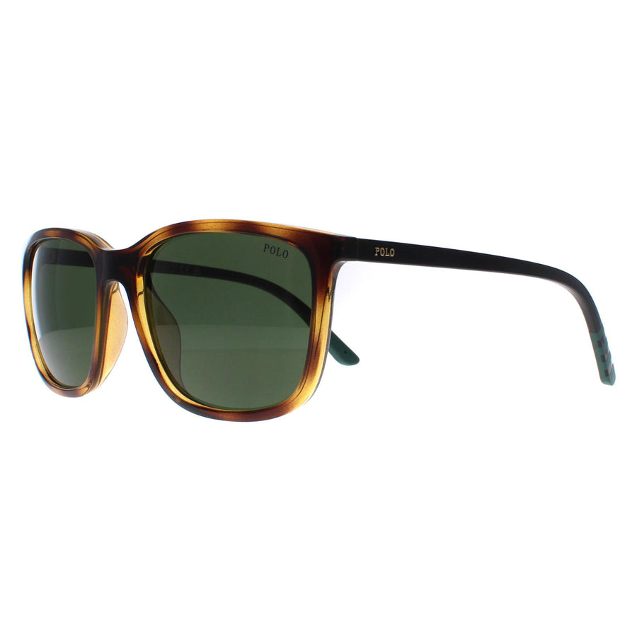 Polo Ralph Lauren Sunglasses PH4185U 500371 Shiny Havana Dark Green