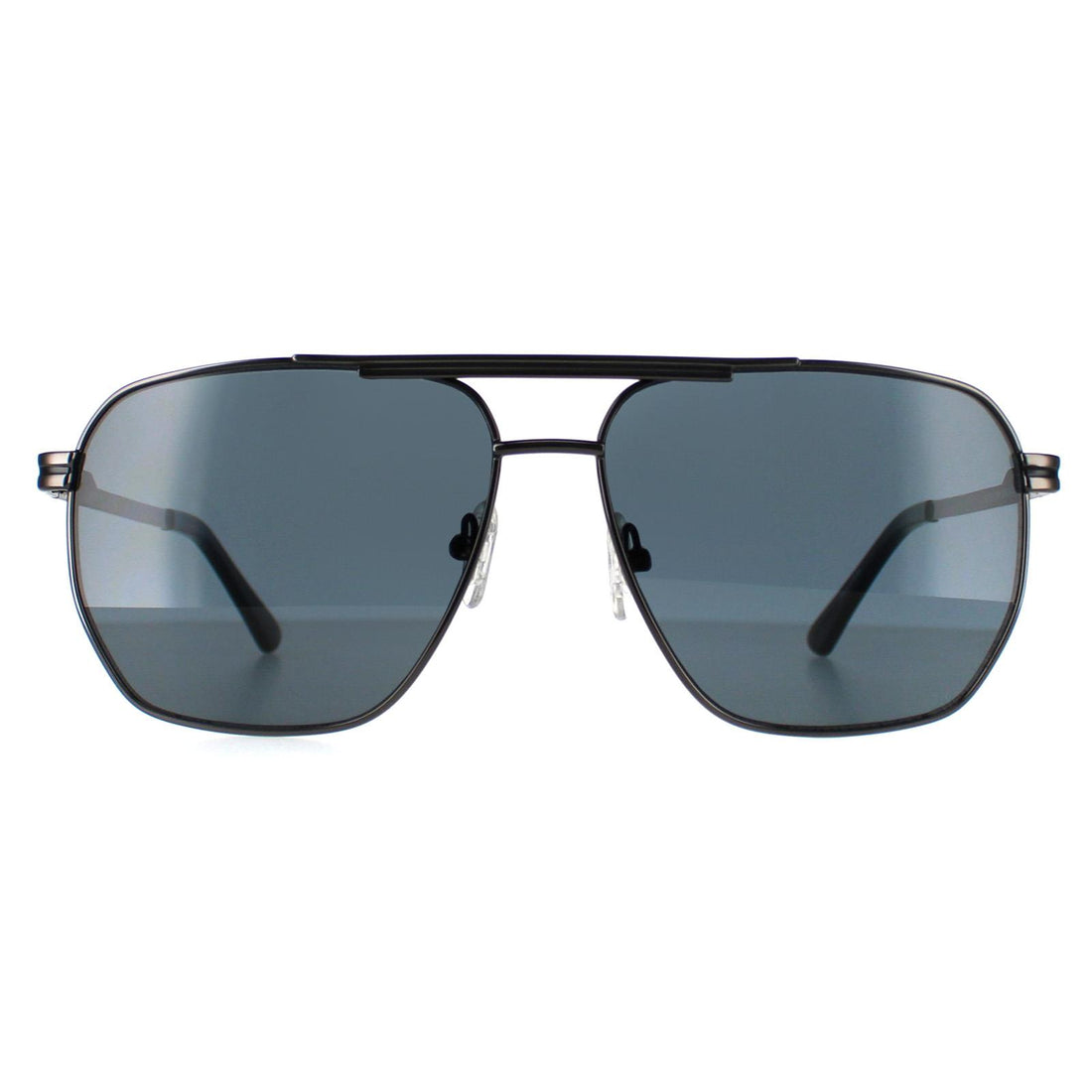 Guess Sunglasses GF0230 08A Shiny Gunmetal Smoke