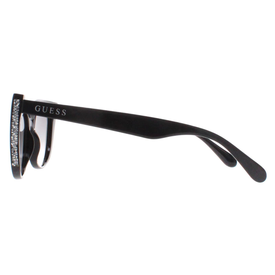Guess Sunglasses GF0422 01B Shiny Black Smoke Gradient