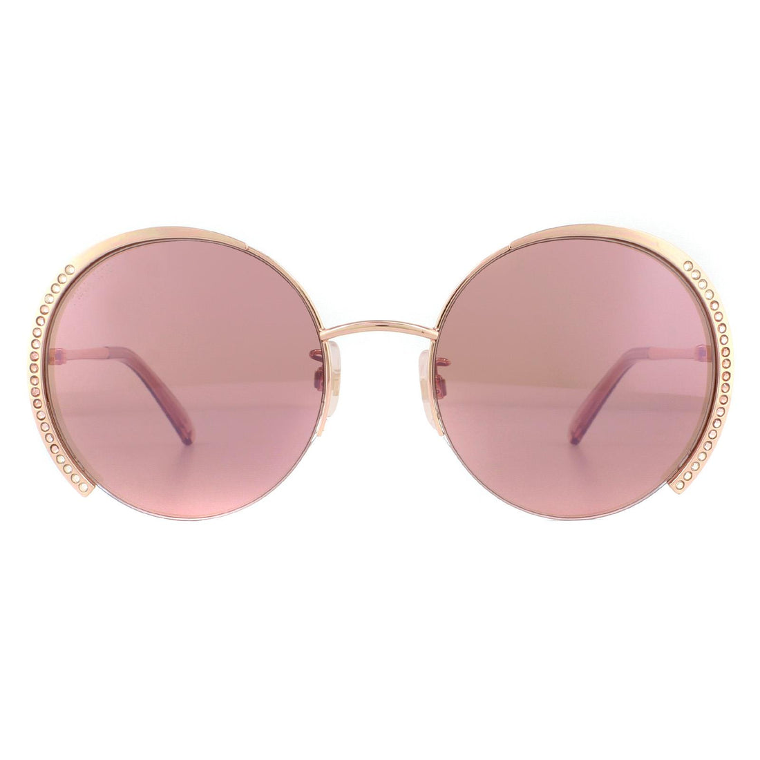 Swarovski SK0280-H Sunglasses Rose Gold / Pink Bordeaux Mirror
