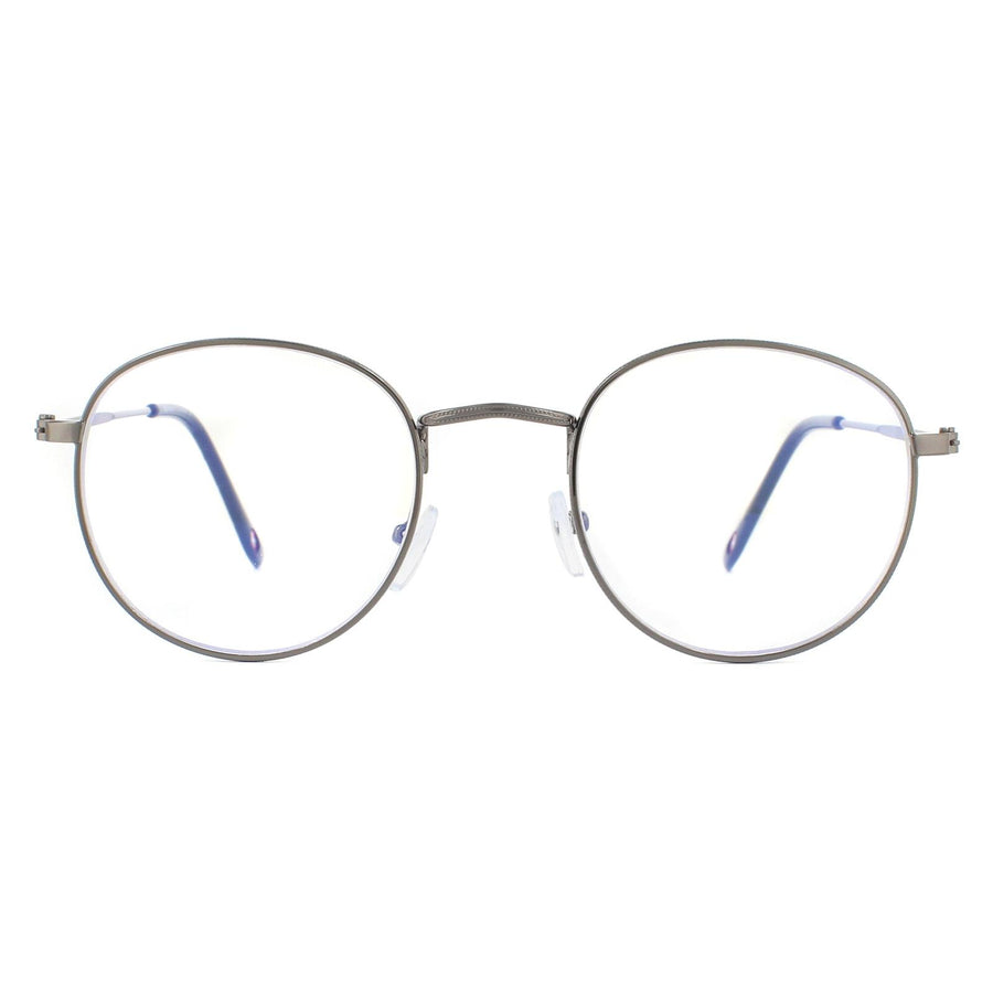Montana Reading Glasses HBLF54 Gunmetal Grey Blue Light Block +2.00