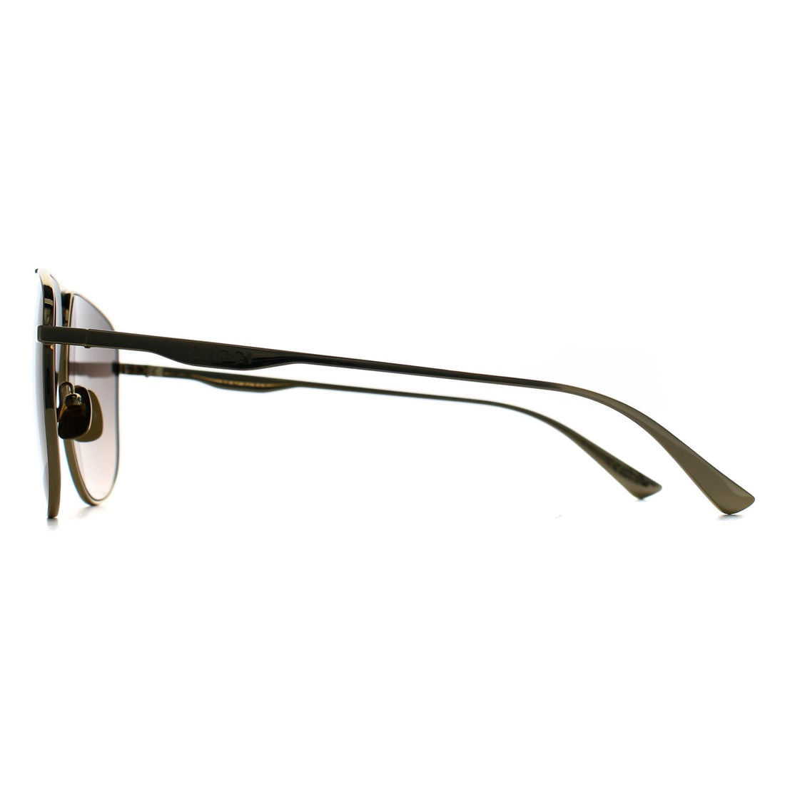 Gucci Sunglasses GG0336S 001 Gold Brown Gradient