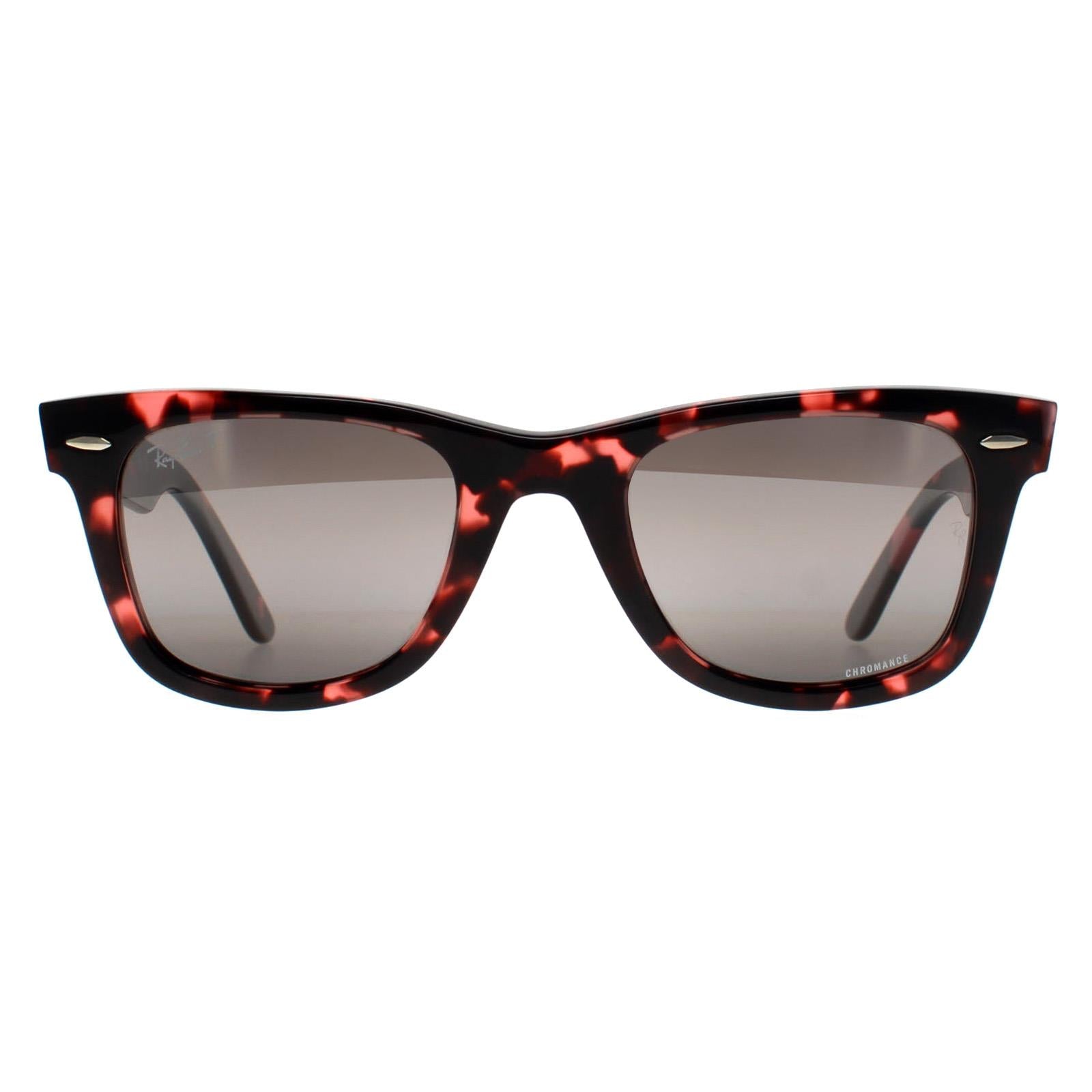Ray-Ban Sunglasses Wayfarer 2140 1334G3 Transparent Pink Havana Silver ...