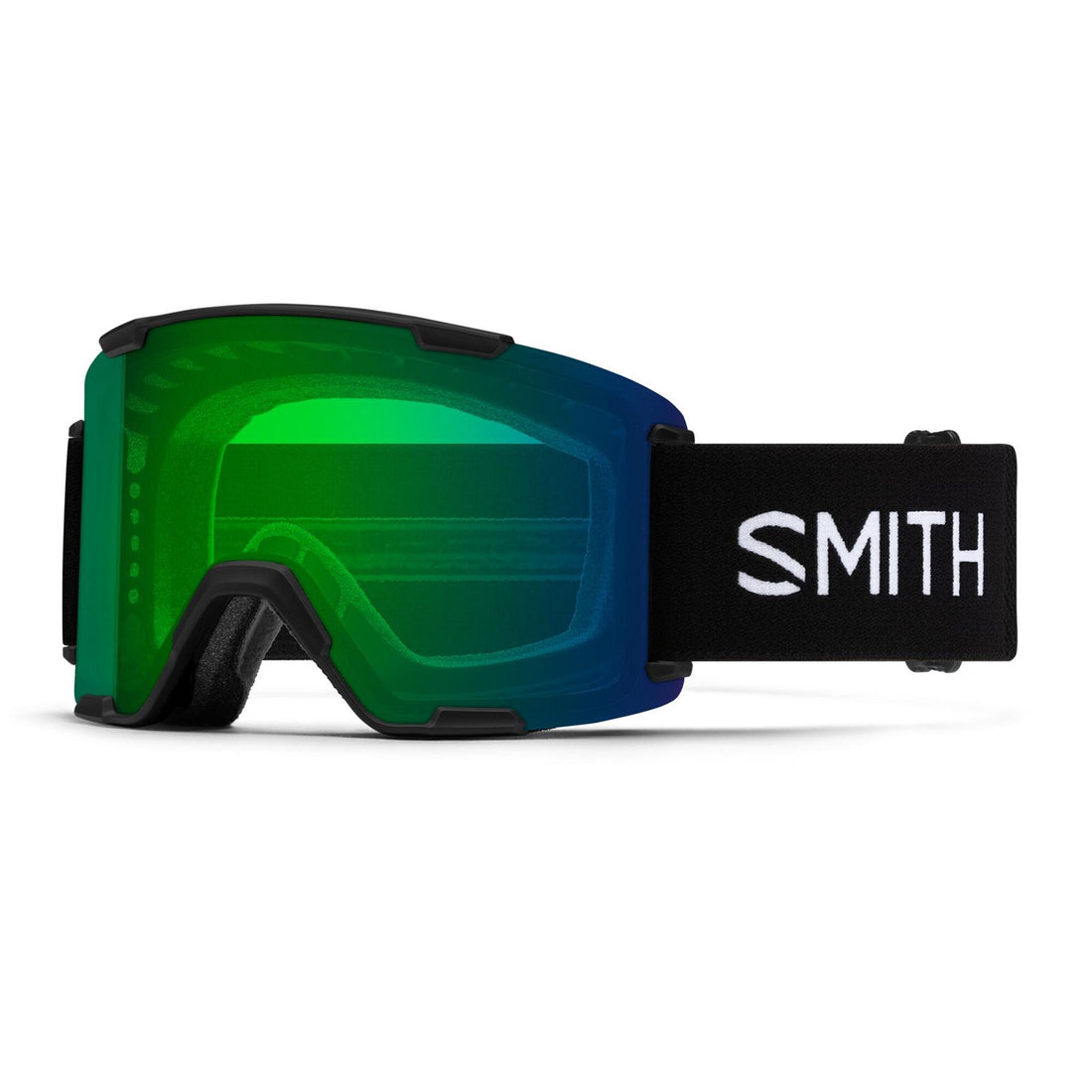 Smith Ski Goggles Stash XL 2QJ XP Black ChromaPop Everyday Green Mirror & Storm Blue Sensor Mirror