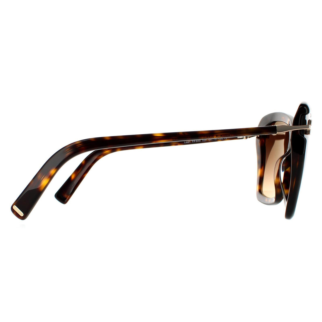 Tom Ford Sunglasses Leah FT0849 52F Dark Havana Brown Gradient