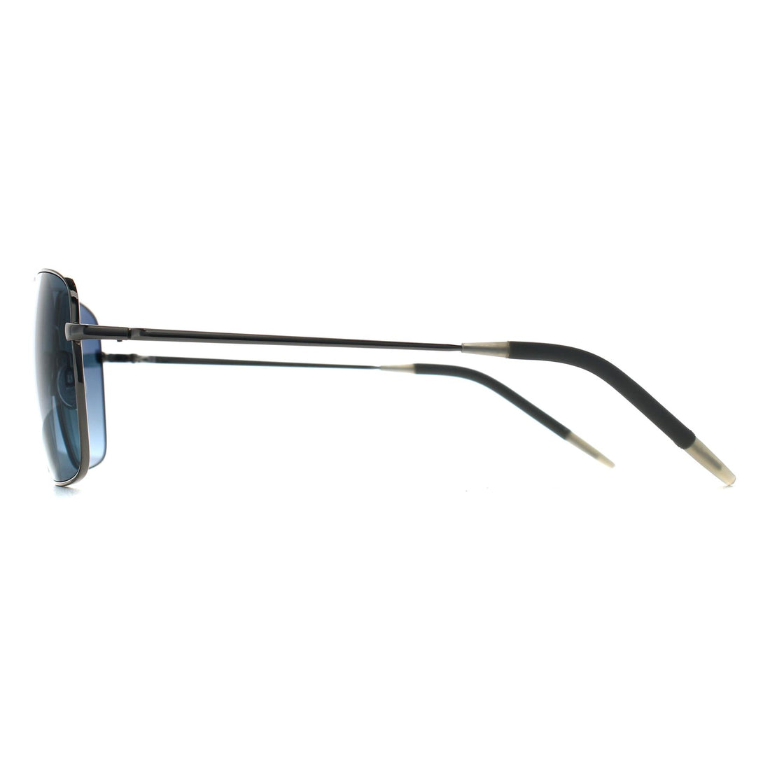Oliver Peoples Sunglasses OV1150S Clifton 5036S3 Silver Blue Gradient Polarized