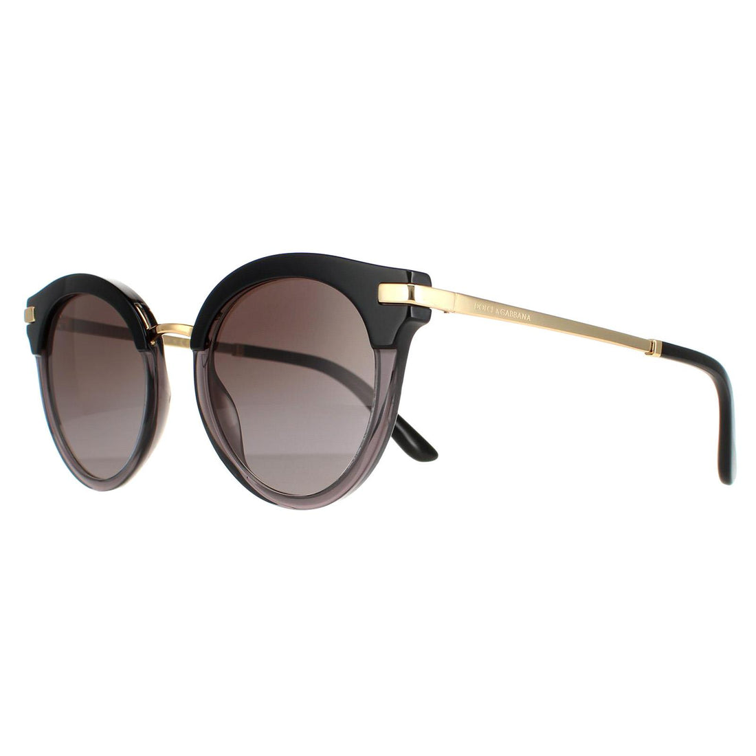 Dolce & Gabbana Sunglasses DG4394 32468G Black Transparent Black Light Grey Black Gradient