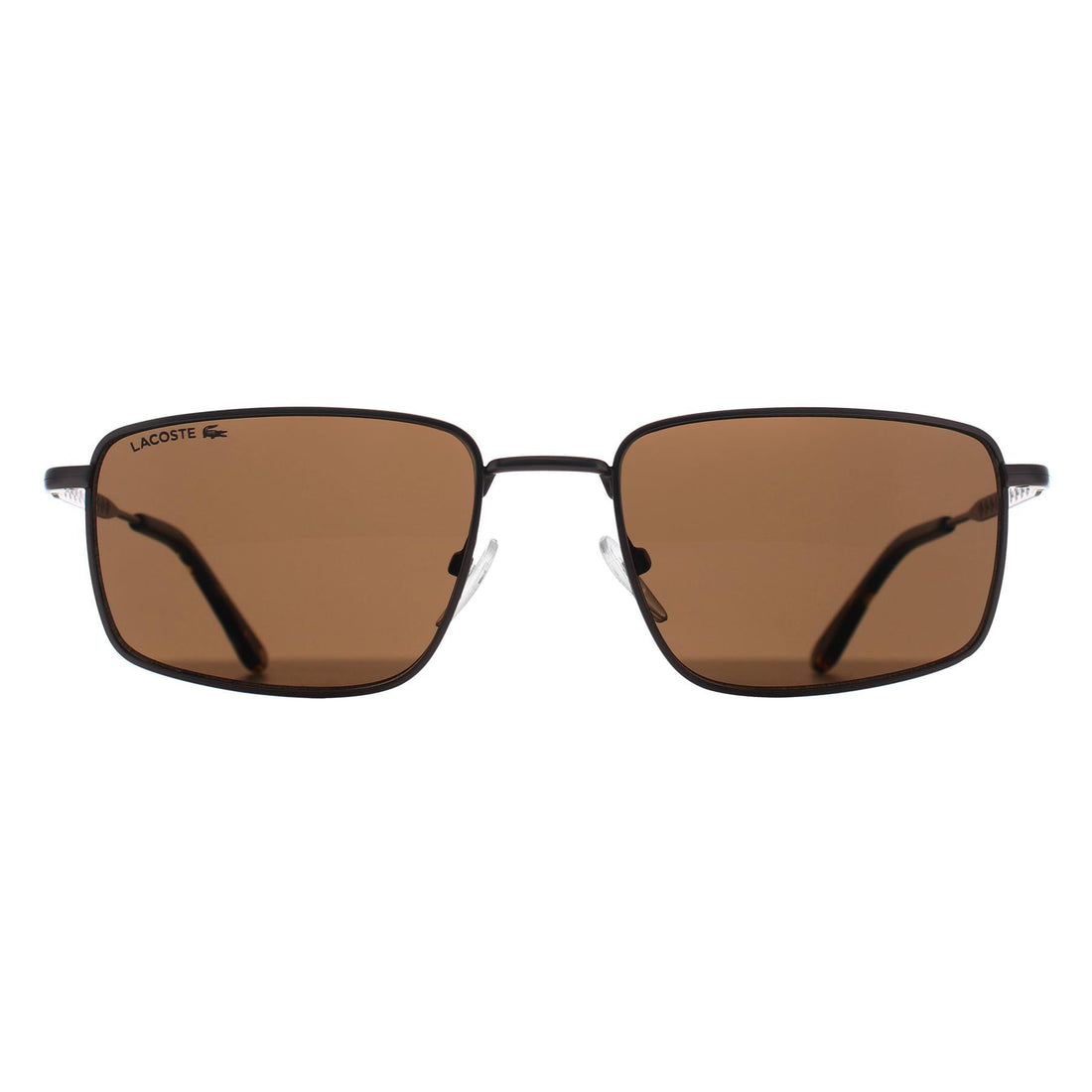Lacoste Sunglasses L277S 033 Matte Light Gunmetal Brown Grey