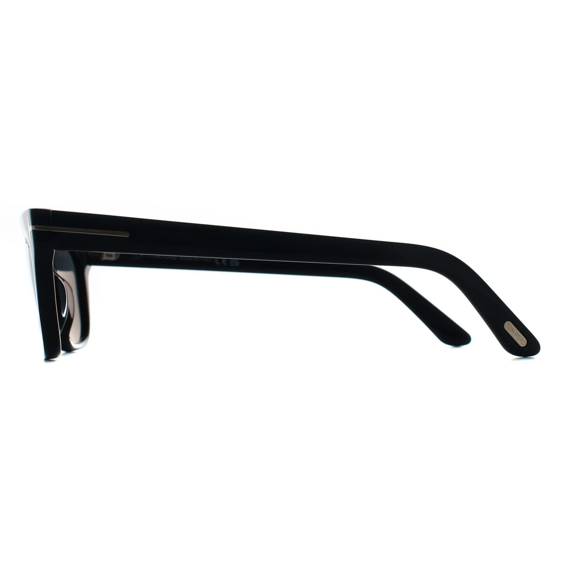 Tom Ford Sunglasses Penn-02 FT1362 01A Shiny Black Smoke Grey