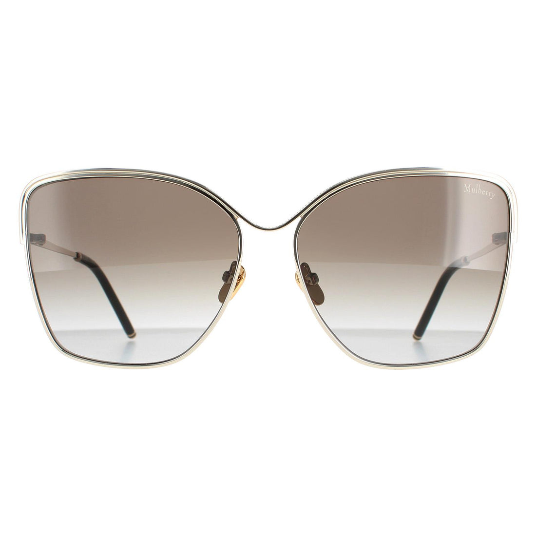 Mulberry Sunglasses SML040 0594 Light Gold Brown Gradient