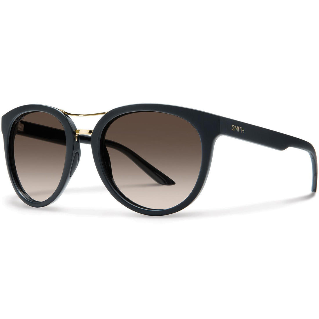 Smith Sunglasses Bridgetown DL5 AY Matte Black Brown Gradient