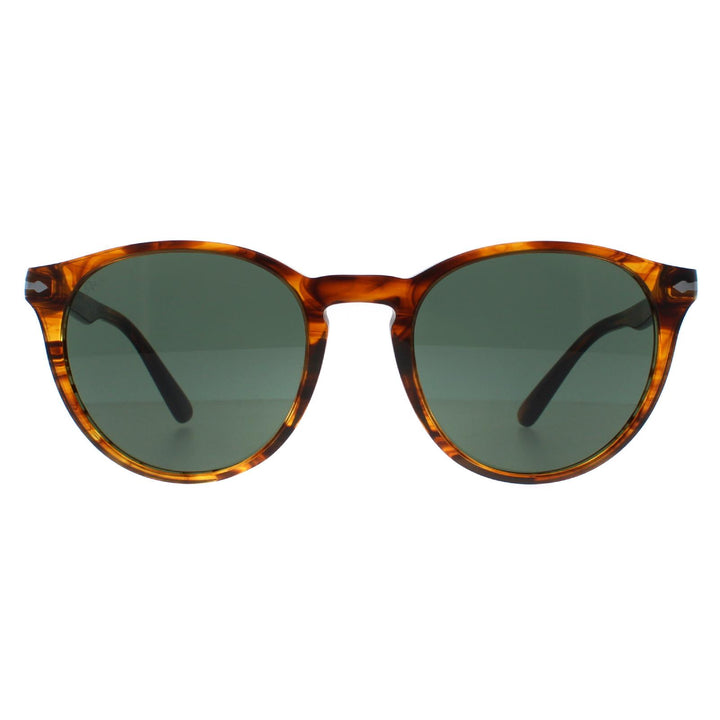 Persol Sunglasses PO3152S 115731 Striped Brown Green