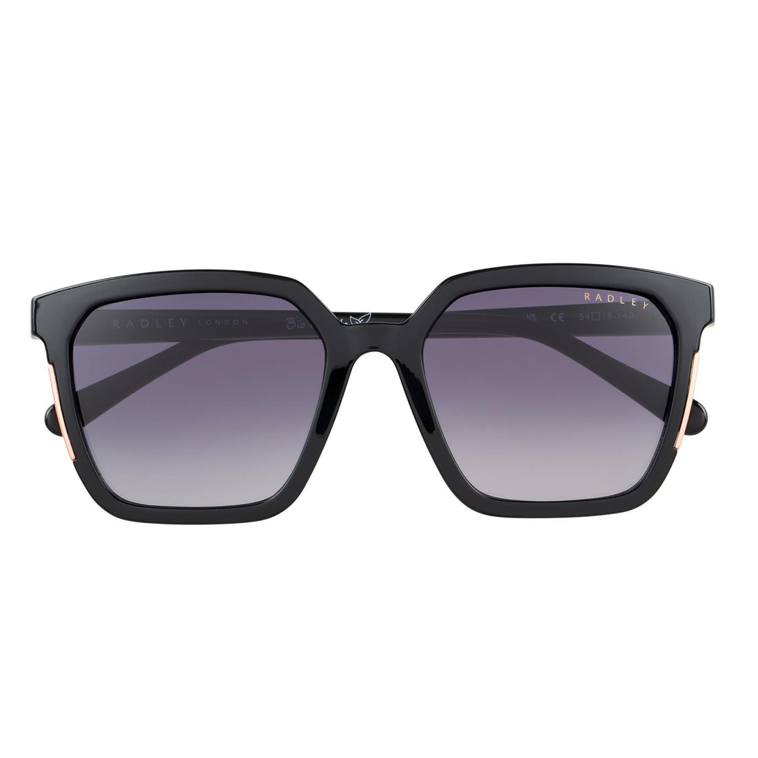 Radley Sunglasses RDS-6506 104 Black Blue Grey Gradient