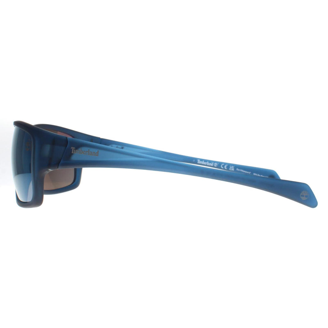 Timberland Sunglasses TB00017 91D Matte Blue Smoke Polarized
