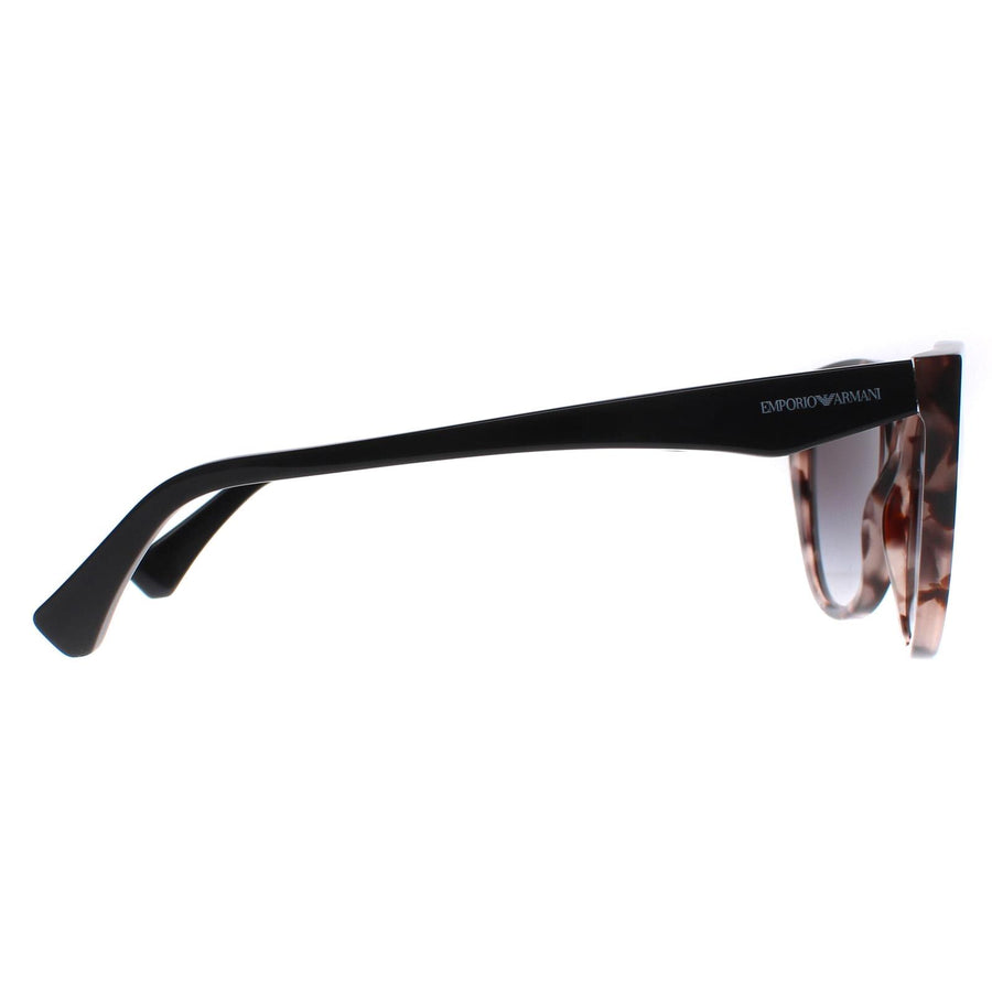 Emporio Armani Sunglasses EA4162 54108G Shiny Pink Havana Grey Gradient