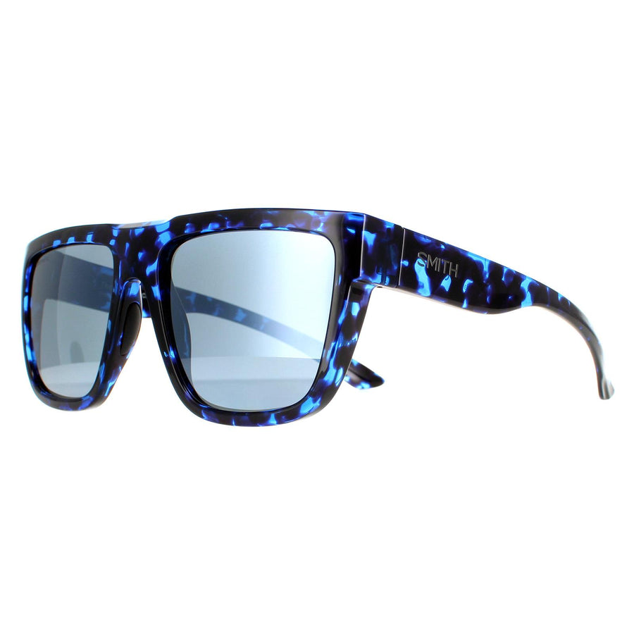 Smith Sunglasses The Comeback JBW OP Blue Havana Silver Polarised Mirror